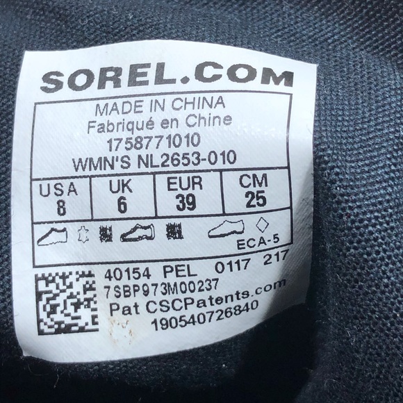 Sorel SlimPack 1964 Buffalo Check Boots sz W8 - Picture 7 of 9